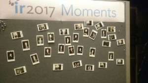 IR-Moments 2017 auf einer Polaroid Leinwand.