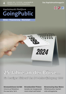 Cover GoingPublic-Magazin 4/2024